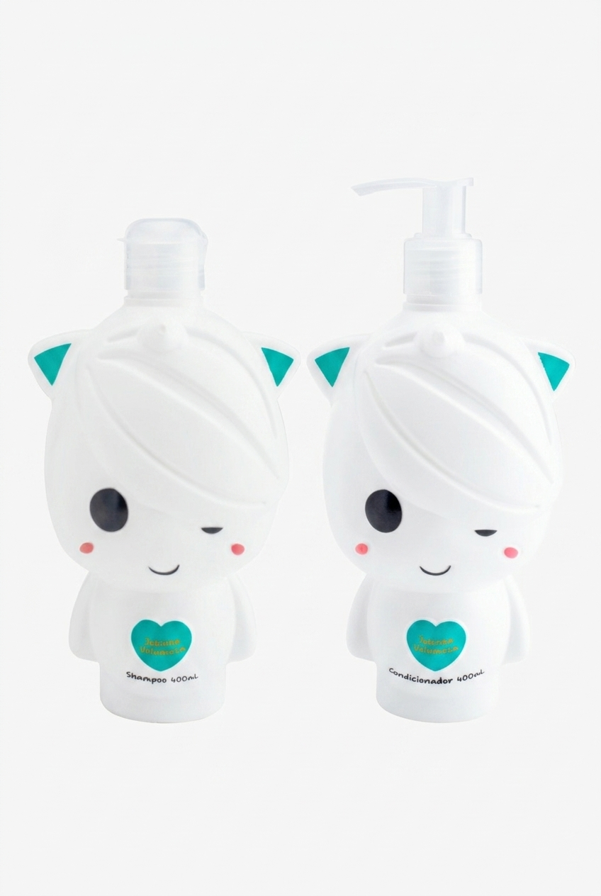 KIT SAHMPOO E CONDICIONADOR INFANTIL JUBINHA VOLUMOSA 400ML