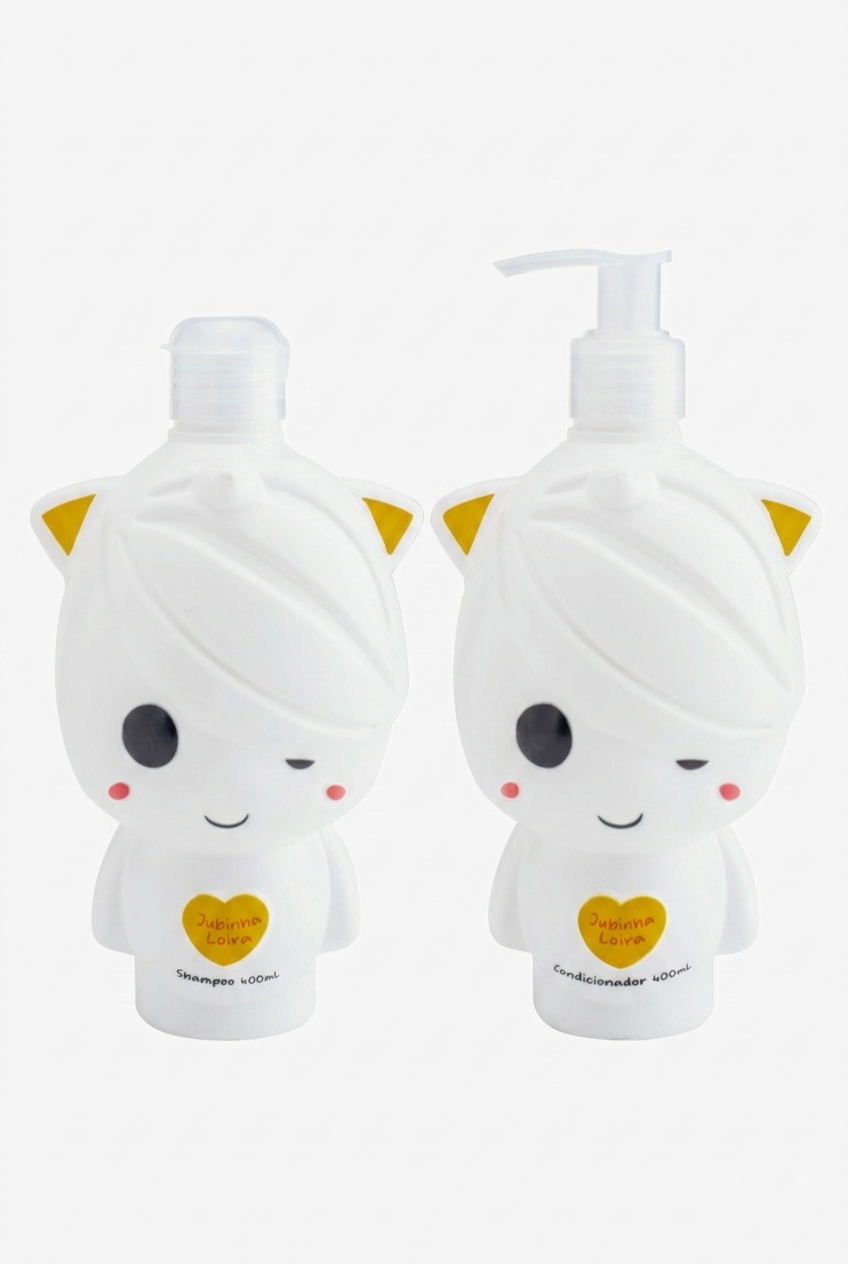 KIT SAHMPOO E CONDICIONADOR INFANTIL JUBINHA LOIRA 400ML