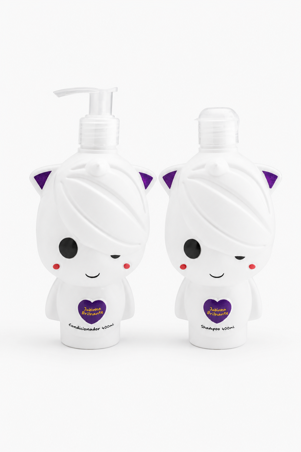 KIT SHAMPOO E CONDICIONADOR INFANTIL JUBINHA BRILHANTE 400ML